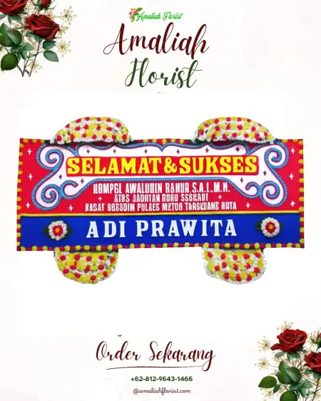 Papan Bunga Ucapan Selamat Pasuruhan Kidul
